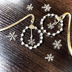 雪の結晶❄️金色ブックマーカー