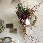 完売につき受注制作　　スワッグになるしめ縄2021