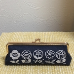 [mican190718様オーダー品] お花の刺繍のペンケース