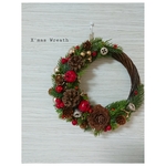 オーダー品  Xmas Wreath リンゴ