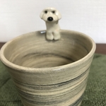 コーヒーカップ　マグカップ犬付