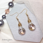 light bulb(gear)ピアス　イヤリング