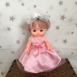 【送料無料‼︎】メルちゃん　レミンちゃん　ソランちゃんドレス　チュール　パール