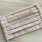 プリーツマスク　#野原の刺繍