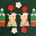 折り紙　お正月セット　壁面飾り
