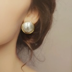 パール　✕　大ぶり　ピアス☆