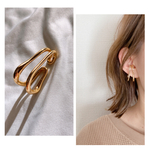 【送料無料】2連のイヤーカフ　片耳用