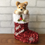 ちびころ柴犬ちゃん メリークリスマス 羊毛フェルト