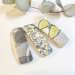 ミナペルホネンஐ 刺繍のパッチンピン 3点セット ⑅◡̈*キッズ&ベビー✦ฺプレゼントにも