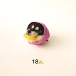 [18] 柴犬ブローチ（柴ずきん）