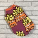 犬服☆服☆ハンドメイド★☆タンクトップ☆☆ポテト柄