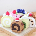 【オーダー品】フェルトおままごと♡ロールケーキセット