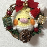 インコと一緒にXmas☆mini(オカメインコ)