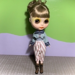 ネオブライス (デフォルトボディ)ＯＦ　ショートジャケット＆ハイウエストサルエルパンツ😃