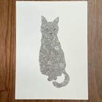【原画】猫の細密画