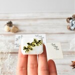 ツタの飾り　ラッピングはんこ