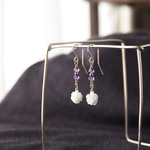 ★Sale★ Rose Pierce（White×Violet）-14KGF-