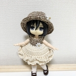 🌱セット🌱　オビツ11 ねんどろいど　オビツろいど　【2セット】👗ワンピース　&  帽子　👒