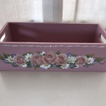 薔薇の小物入れ★トールペイント