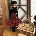 ご注文者様専用 リカちゃん ハイネックニット❤︎.*チェックスカート