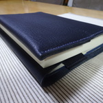 単行本用革のブックカバー　T-11