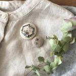 刺繍ブローチ　2個セット