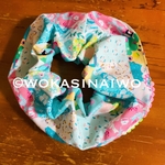 【猫アクセ】にゃんこくしゅくしゅパッチワーク柄