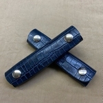 レディース　ハンドバッグleatherハンドルカバーItalianクロコ型押加工‼︎