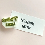 ドットのThank you