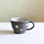 金彩コーヒーカップ「水玉」
