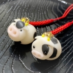 丑の練り切りチャーム(ストラップ)