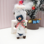 クリスマスなミイラちゃん（ブルーカラー）