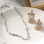 数量限定✴︎Xmas coffret シルバーアクセサリーセット　silver925オープンリング　ステンレスチェーンネックレス