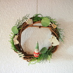 ニッセ人形のクリスマスリースM③