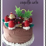 クリスマス デコレーションケーキメモスタンド フェイクスイーツデコ