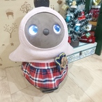 LOVOT用 チェック柄スカート レッド&ブラック   