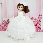 リカちゃん お姫様ドレス 一点物☆ホワイト