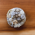 ビーズ刺繍 （ヘアゴム/ブローチ）
