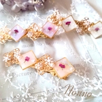 雪の華バレッタ/ヘアクリップ