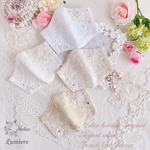 〜atelier lumiere original エレガントマスク〜フレンチレースFlower🕊〜♪ウエディングマスク　