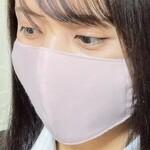 (再版) 魅せ肌🌸くすみカラーのピンクマスク  シルク、ポケット付けられます