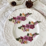1枚 花 カラーフラワー ケミカルレースアップリケ モチーフ カラー5 BK201221 ハンドメイド 手芸 素材