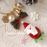 苺サンタワイヤーバッグチャーム
