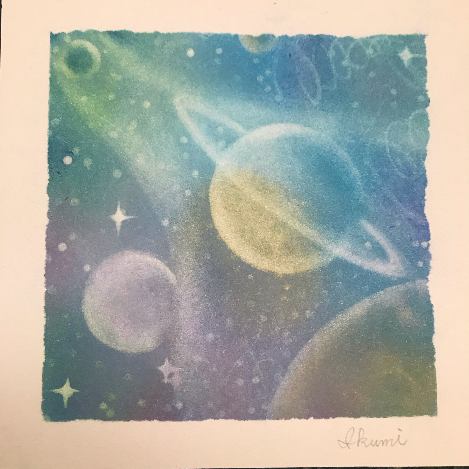 「宇宙」原画