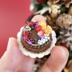 リースのようなチョコレートケーキ2020
