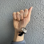 ブラック✖️シルバー　ニュアンスピアス