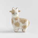 モーモー牛柄アルパカブローチ beige