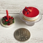 イチゴのレアチーズケーキ