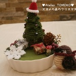 《piki様専用オーダー品》アトリエトモコ☆スズメの森のクリスマスD あみぐるみ 