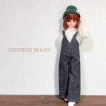 No,046 大人つなぎ［コーデュロイ/グレー］